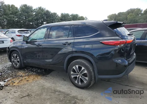 2021 Toyota Highlander Hybrid Xle из США, поврежденный, VIN 5TDHBRCH0MS534878